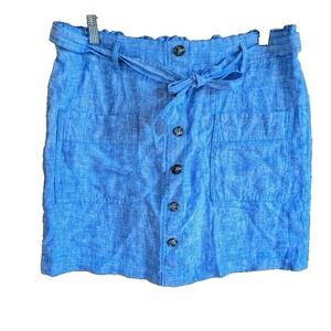 Jones Co Skort M Sustainable Linen European Grown Flax Casual Relaxed Capsule